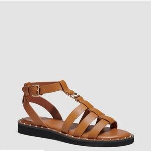 COACH Giselle Studded Gladiator Fisherman Sandals  size 7.5 New in box
